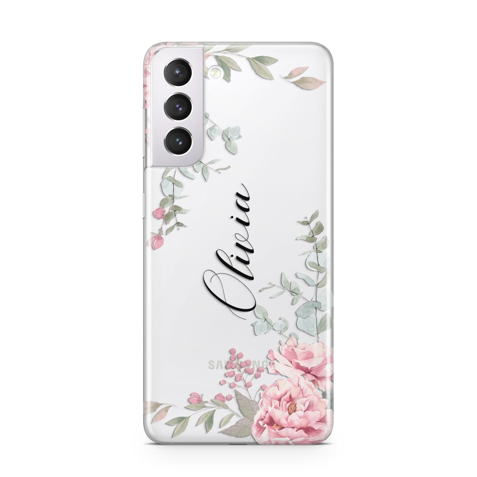 Custom Decorative Floral Samsung S21 Case