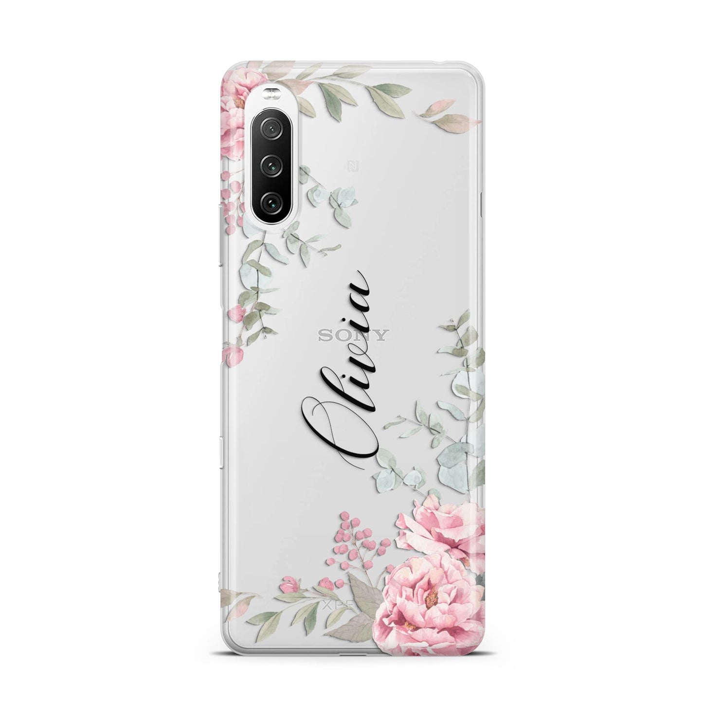 Custom Decorative Floral Sony Xperia 10 III Case
