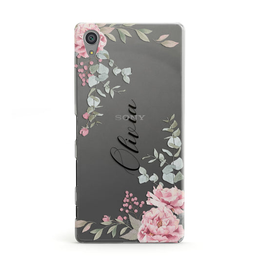 Custom Decorative Floral Sony Xperia Case