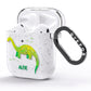Custom Dinosaur AirPods Glitter Case Side Image