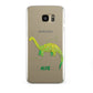 Custom Dinosaur Samsung Galaxy S7 Edge Case