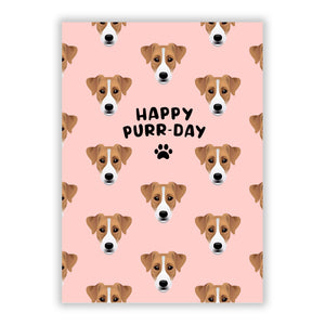 Custom Dog Greetings Card