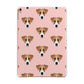 Custom Dog Apple iPad Rose Gold Case