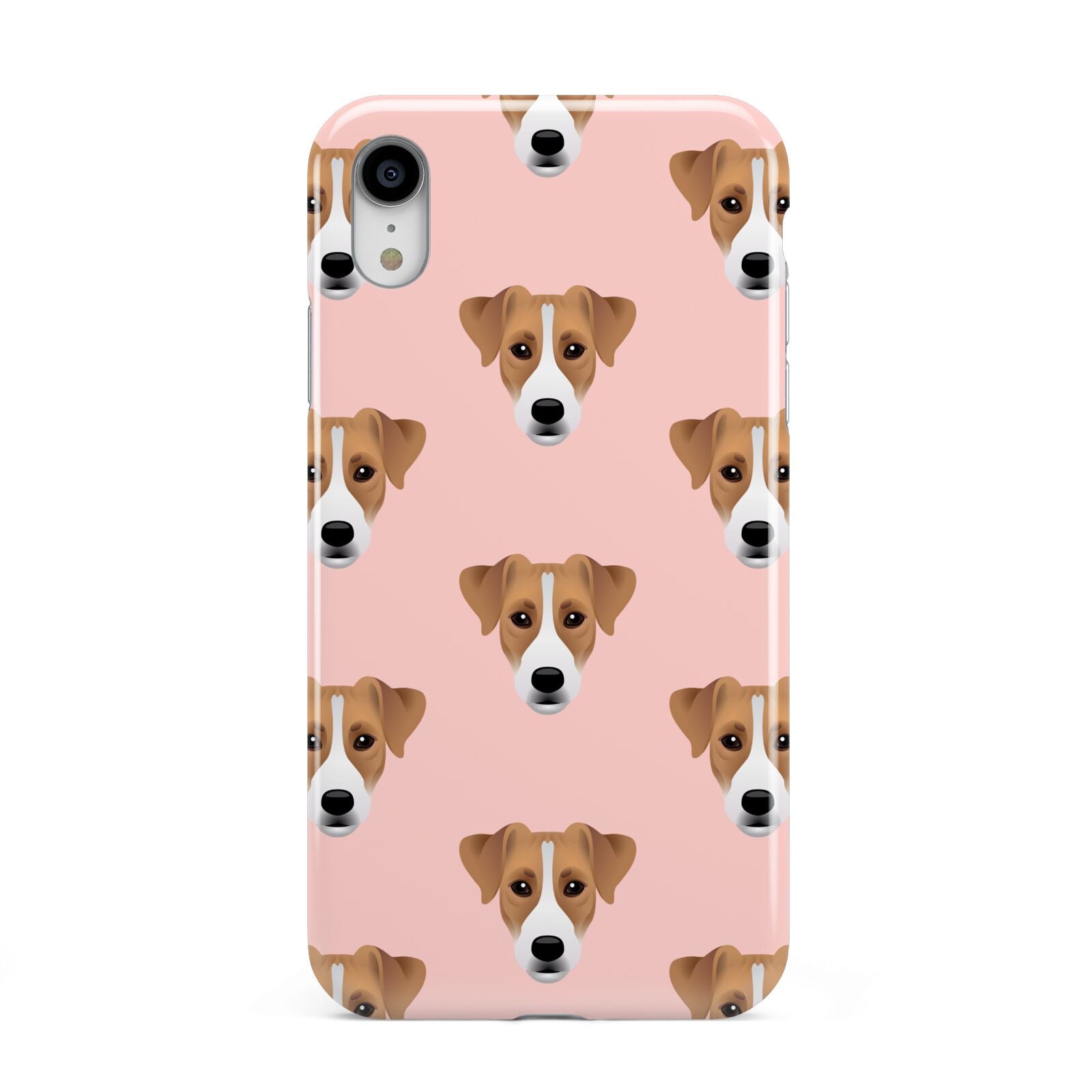 Custom Dog Apple iPhone XR White 3D Tough Case