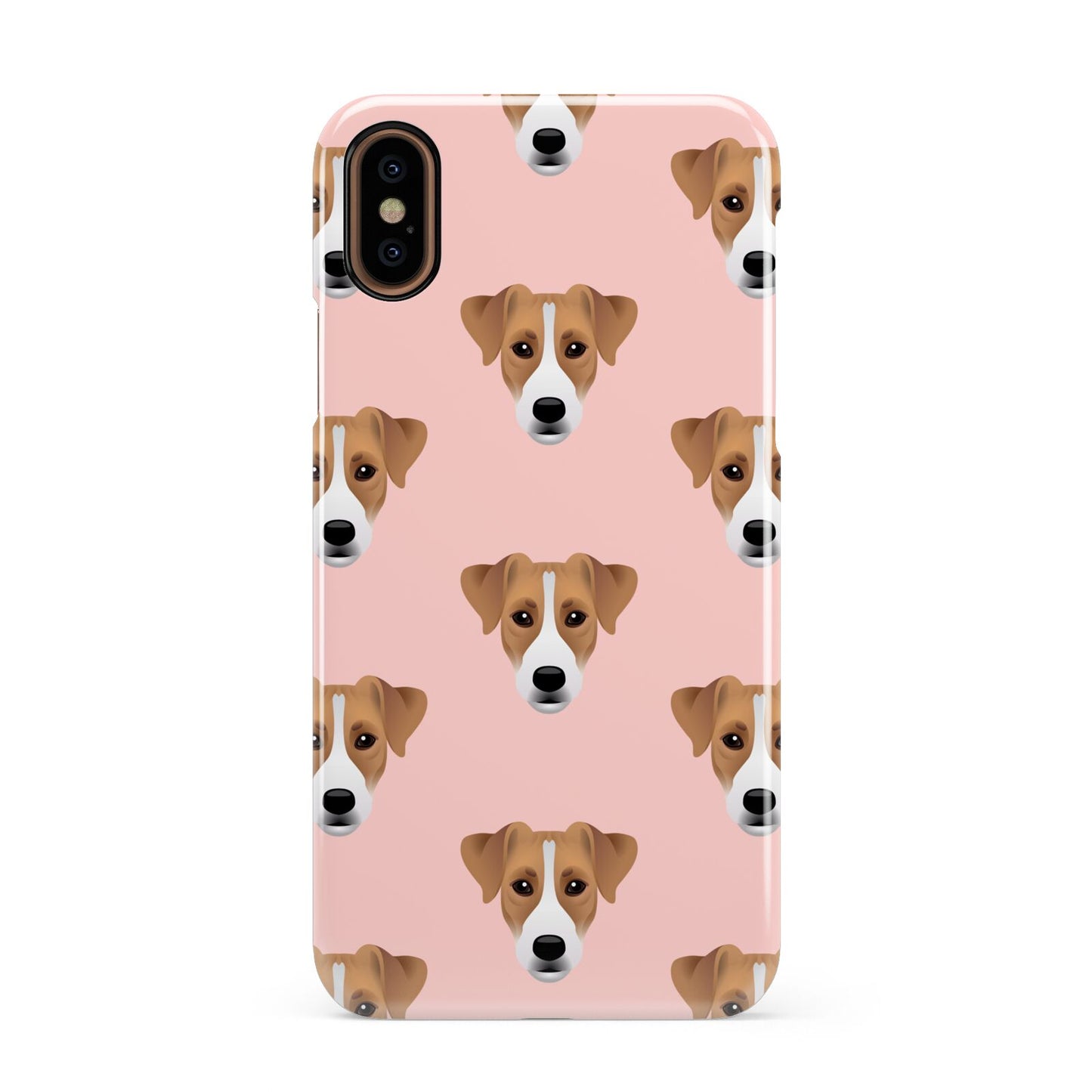 Custom Dog Apple iPhone XS 3D Snap Case