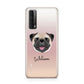 Custom Dog Illustration with Name Huawei P Smart 2021