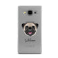 Custom Dog Illustration with Name Samsung Galaxy A5 Case