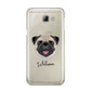 Custom Dog Illustration with Name Samsung Galaxy A8 2016 Case