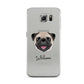 Custom Dog Illustration with Name Samsung Galaxy S6 Case