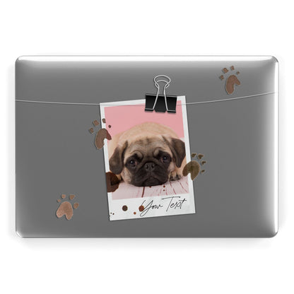 Custom Dog Picture with Name Apple MacBook Case