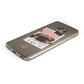 Custom Dog Picture with Name Protective Samsung Galaxy Case Angled Image