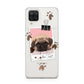 Custom Dog Picture with Name Samsung A12 Case