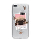Custom Dog Picture with Name iPhone 7 Plus Bumper Case on Silver iPhone