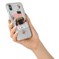 Custom Dog Picture with Name iPhone X Bumper Case on Silver iPhone Alternative Image 2