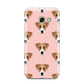 Custom Dog Samsung Galaxy A3 2017 Case on gold phone