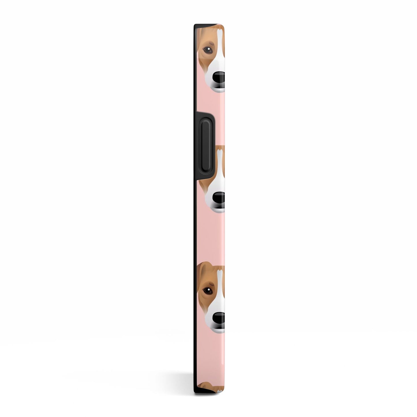 Custom Dog iPhone 13 Mini Side Image 3D Tough Case