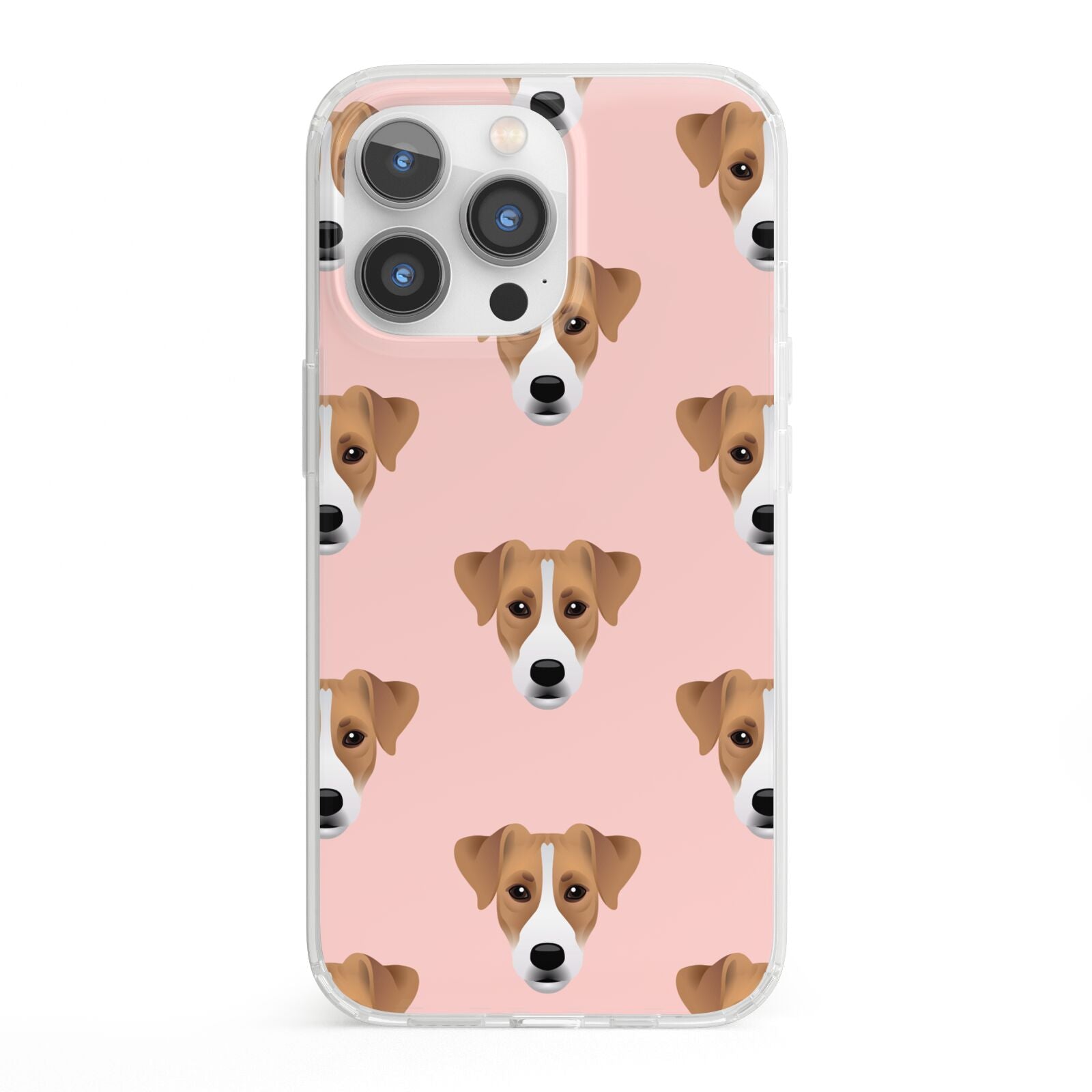 Custom Dog iPhone 13 Pro Clear Bumper Case