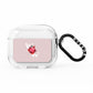 Custom Dual Initial Floral AirPods Clear Case 3rd Gen