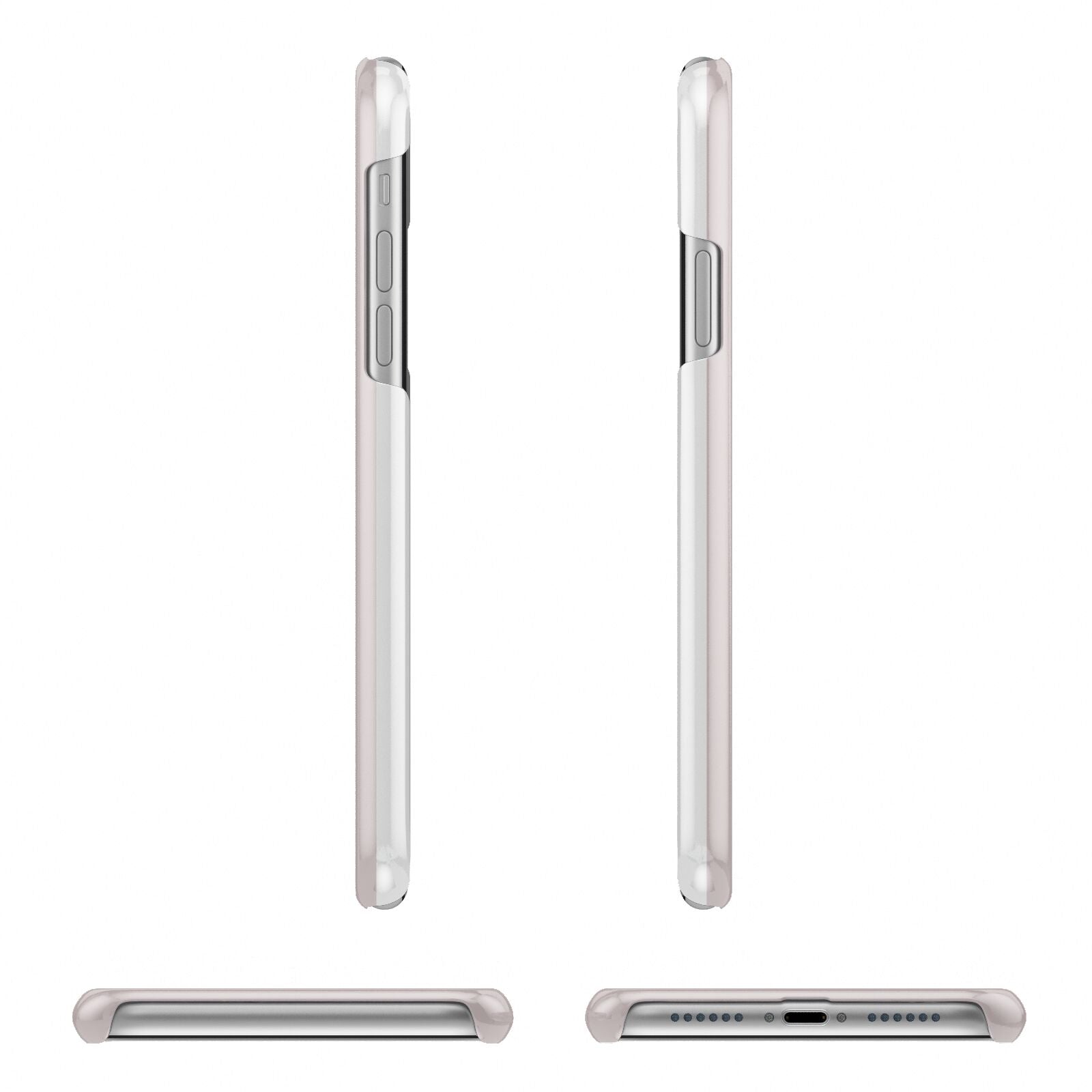 Custom Dual Initial Floral Apple iPhone XR 3D Wrap Snap Case Angled Images on White Phone