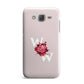 Custom Dual Initial Floral Samsung Galaxy J7 Case