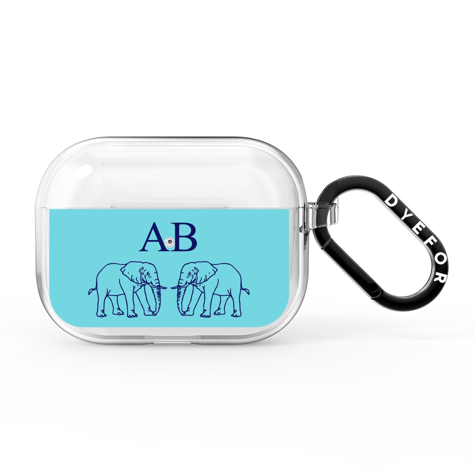 Custom Elephant AirPods Pro Clear Case