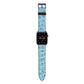 Custom Elephant Apple Watch Strap with Blue Hardware
