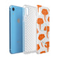 Custom Elephant Initials Apple iPhone XR Blue 3D Tough Case Expanded view