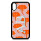 Custom Elephant Initials Pink Pebble Leather iPhone Xr Case