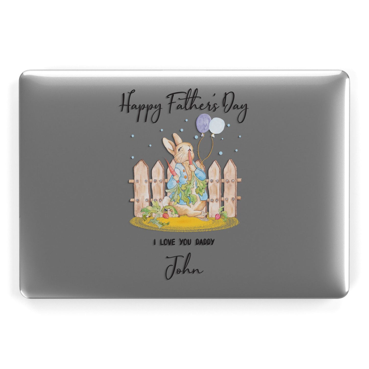 Custom Father s Day Rabbit Apple MacBook Case