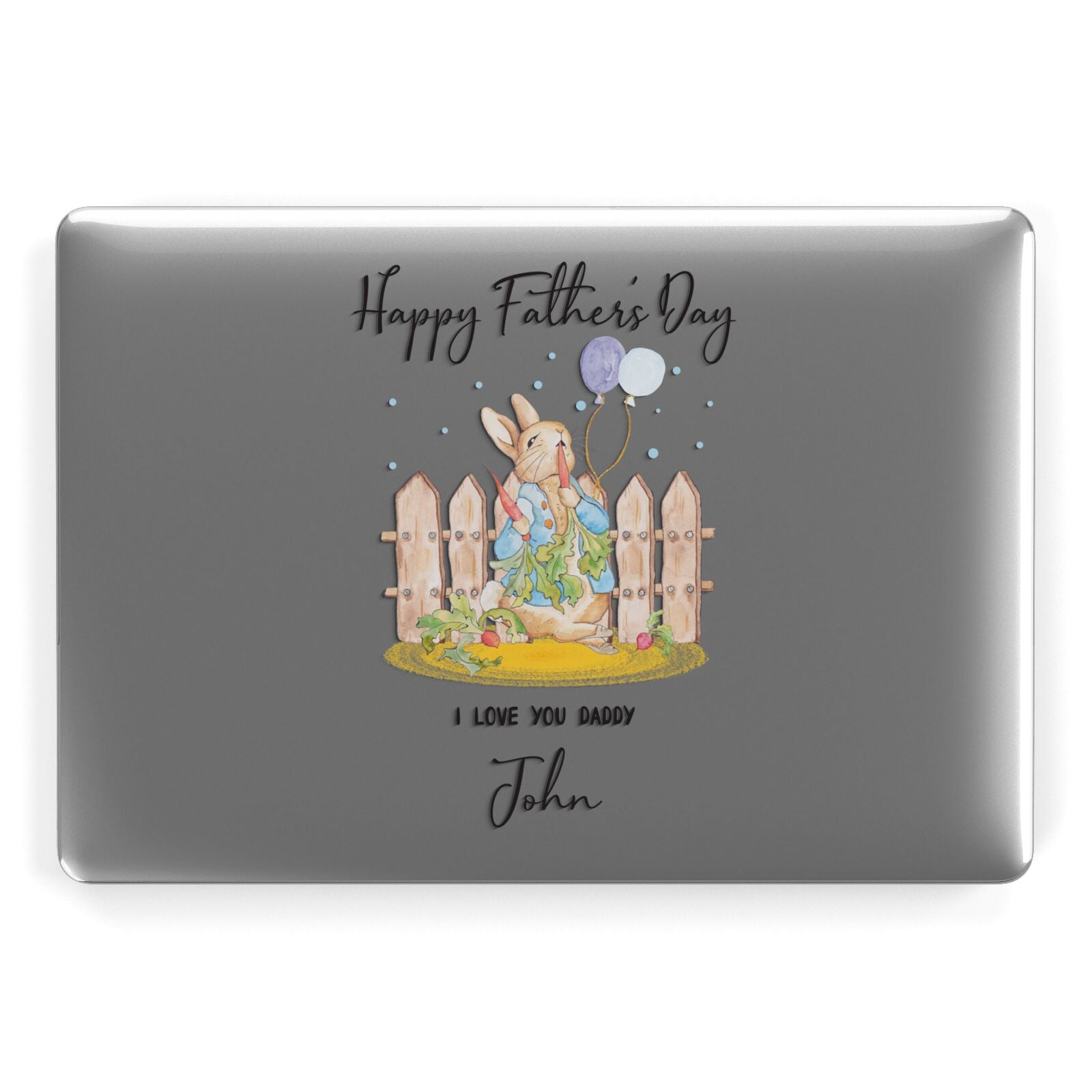Custom Father s Day Rabbit Apple MacBook Case