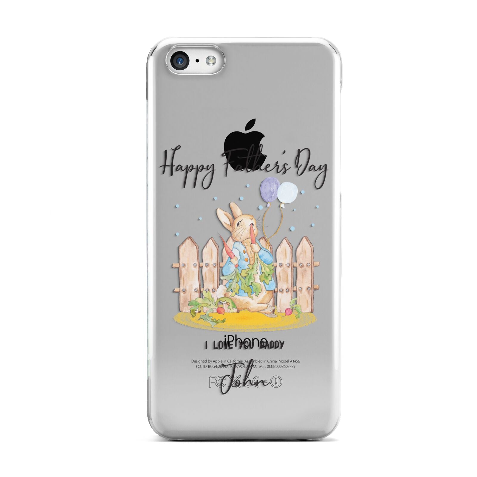 Custom Father s Day Rabbit Apple iPhone 5c Case