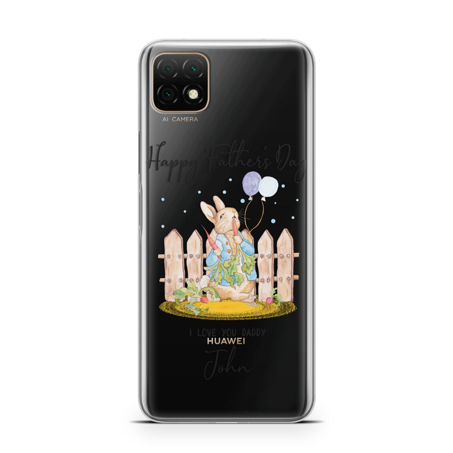 Custom Father s Day Rabbit Huawei Enjoy 20 Phone Case