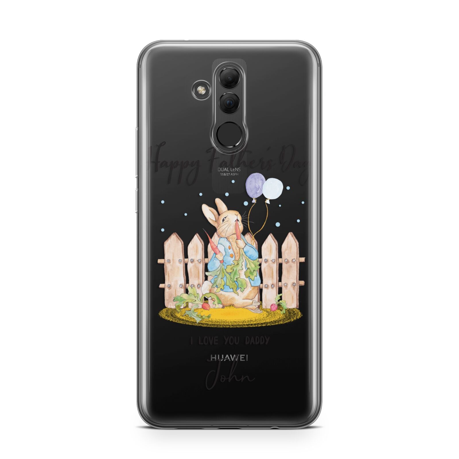 Custom Father s Day Rabbit Huawei Mate 20 Lite