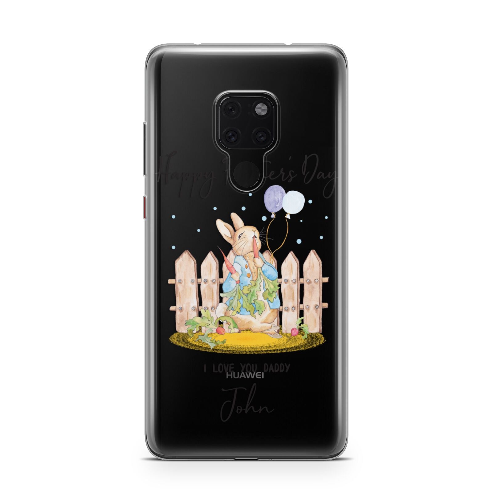 Custom Father s Day Rabbit Huawei Mate 20 Phone Case