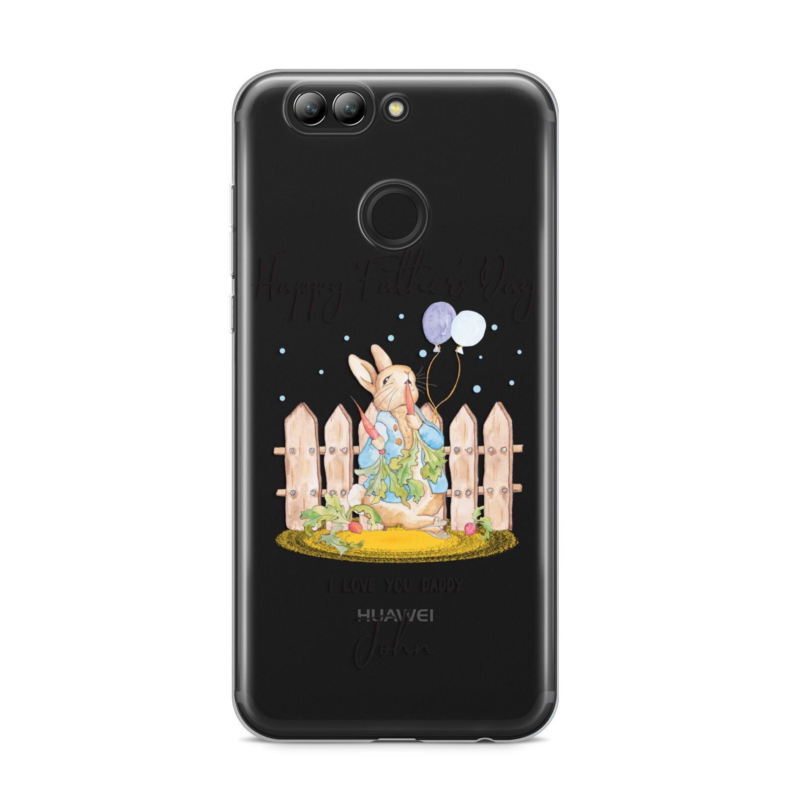Custom Father s Day Rabbit Huawei Nova 2s Phone Case