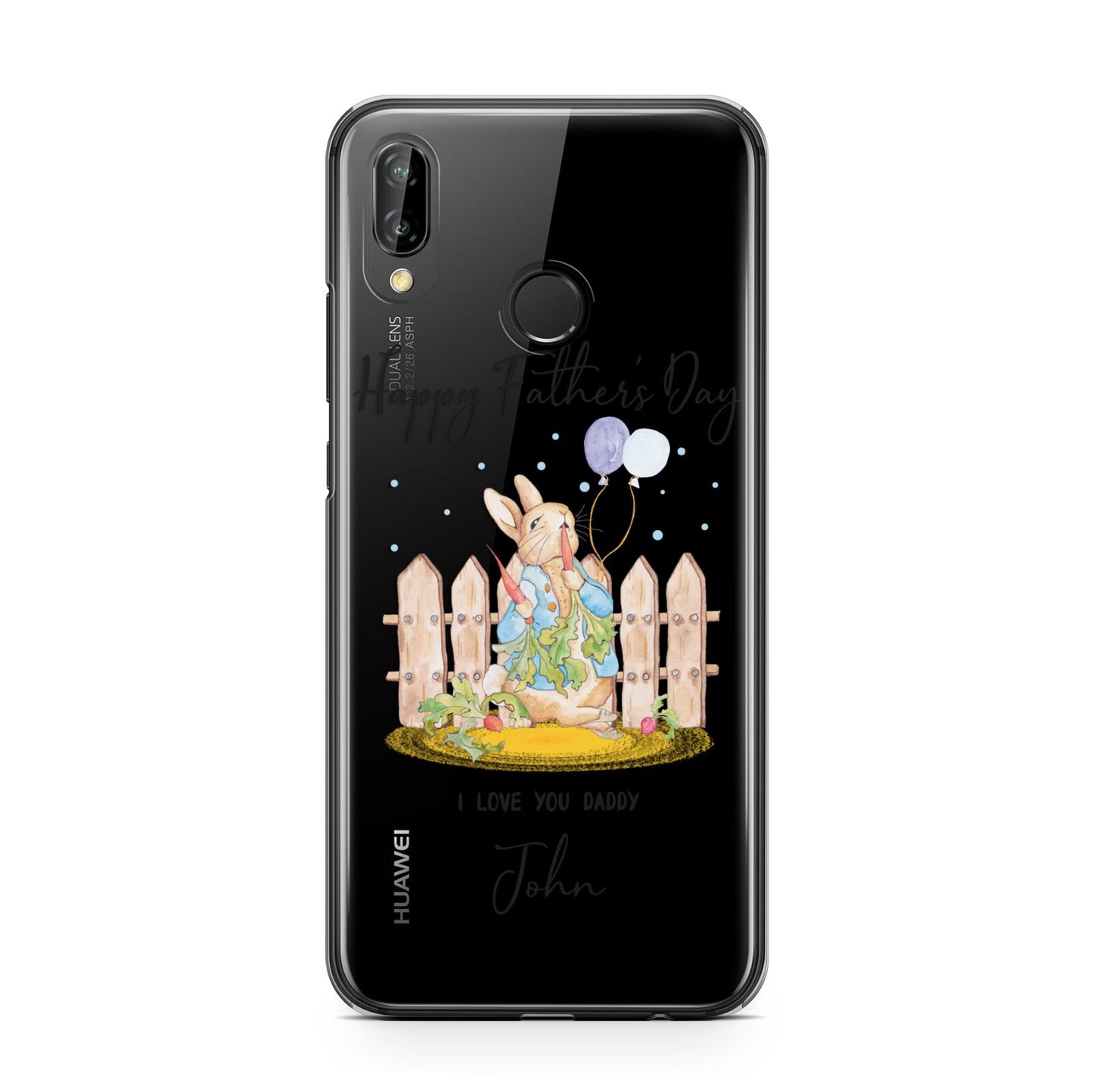Custom Father s Day Rabbit Huawei P20 Lite Phone Case