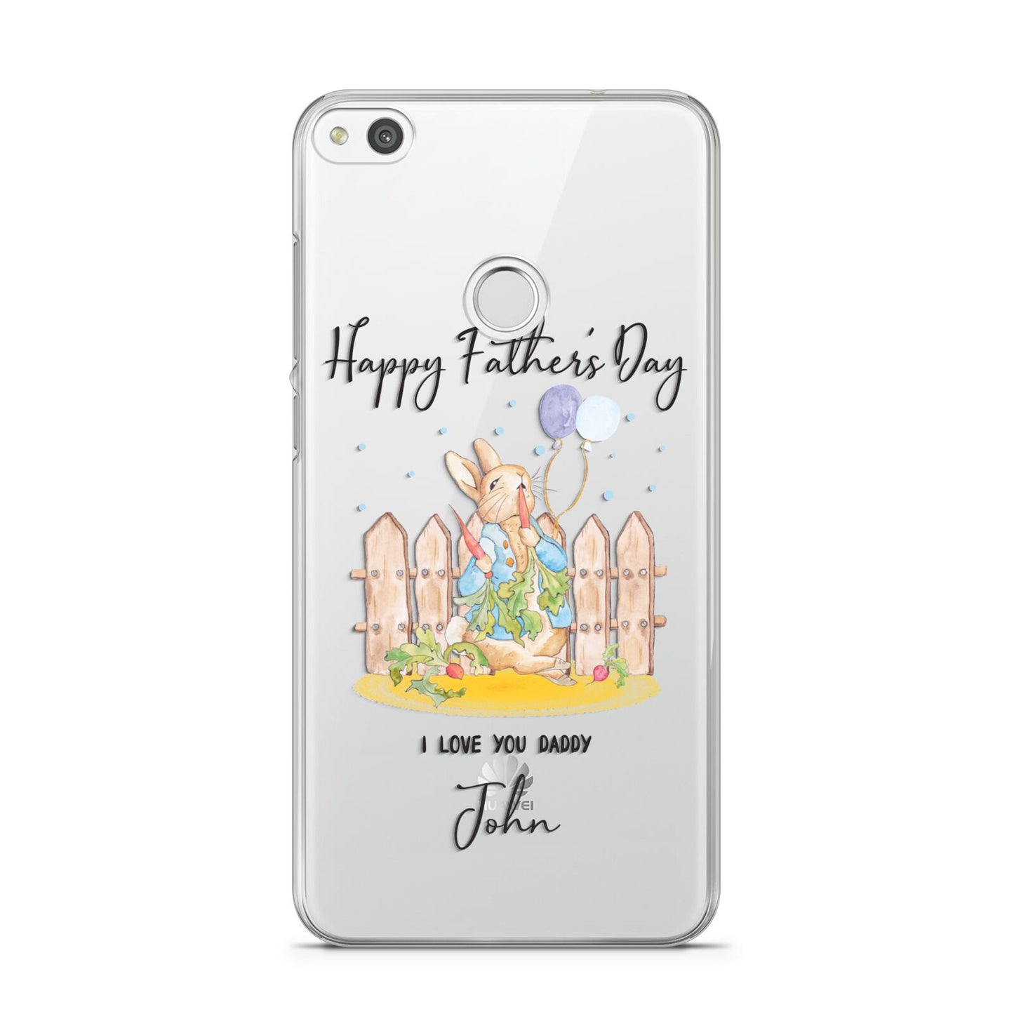 Custom Father s Day Rabbit Huawei P8 Lite Case