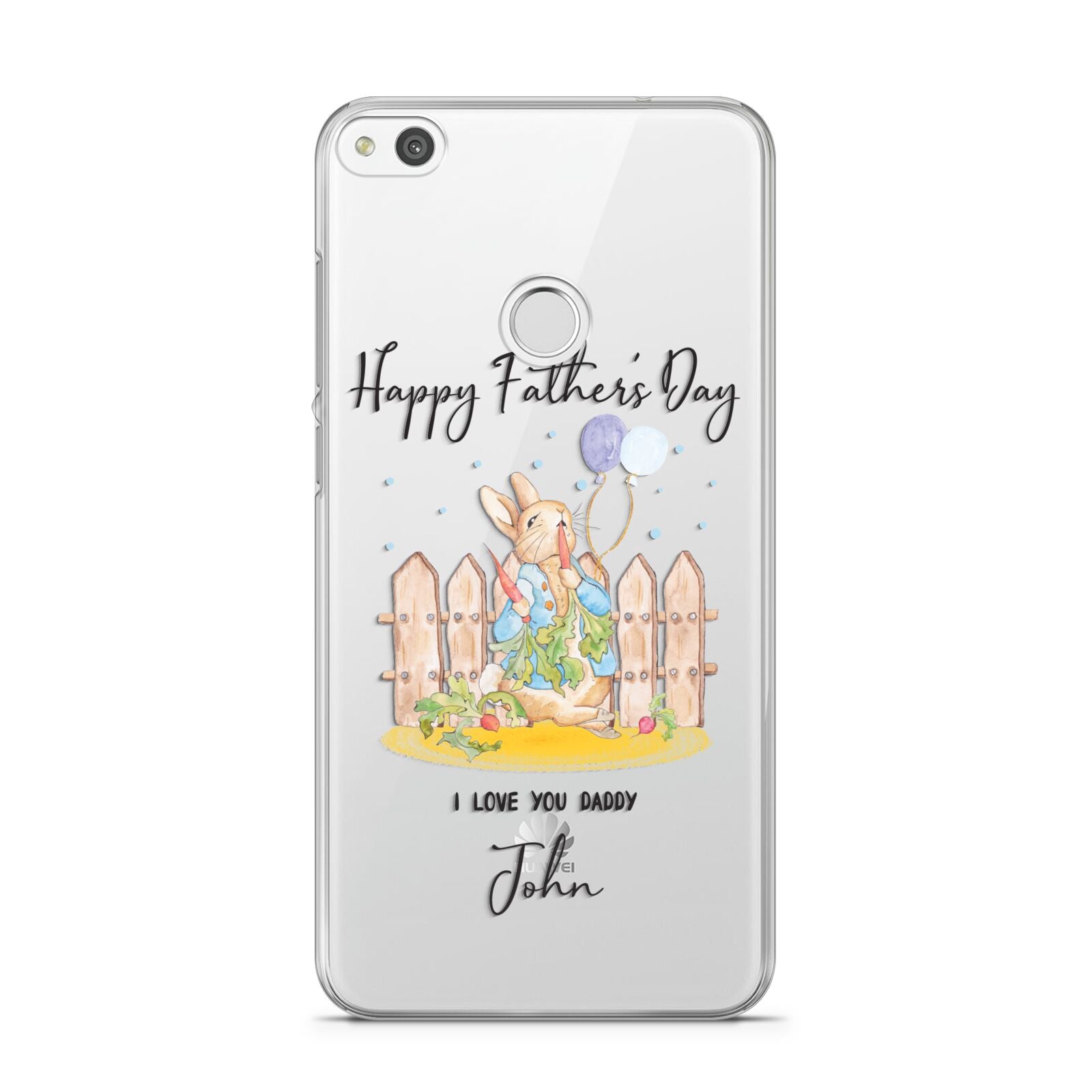 Custom Father s Day Rabbit Huawei P8 Lite Case