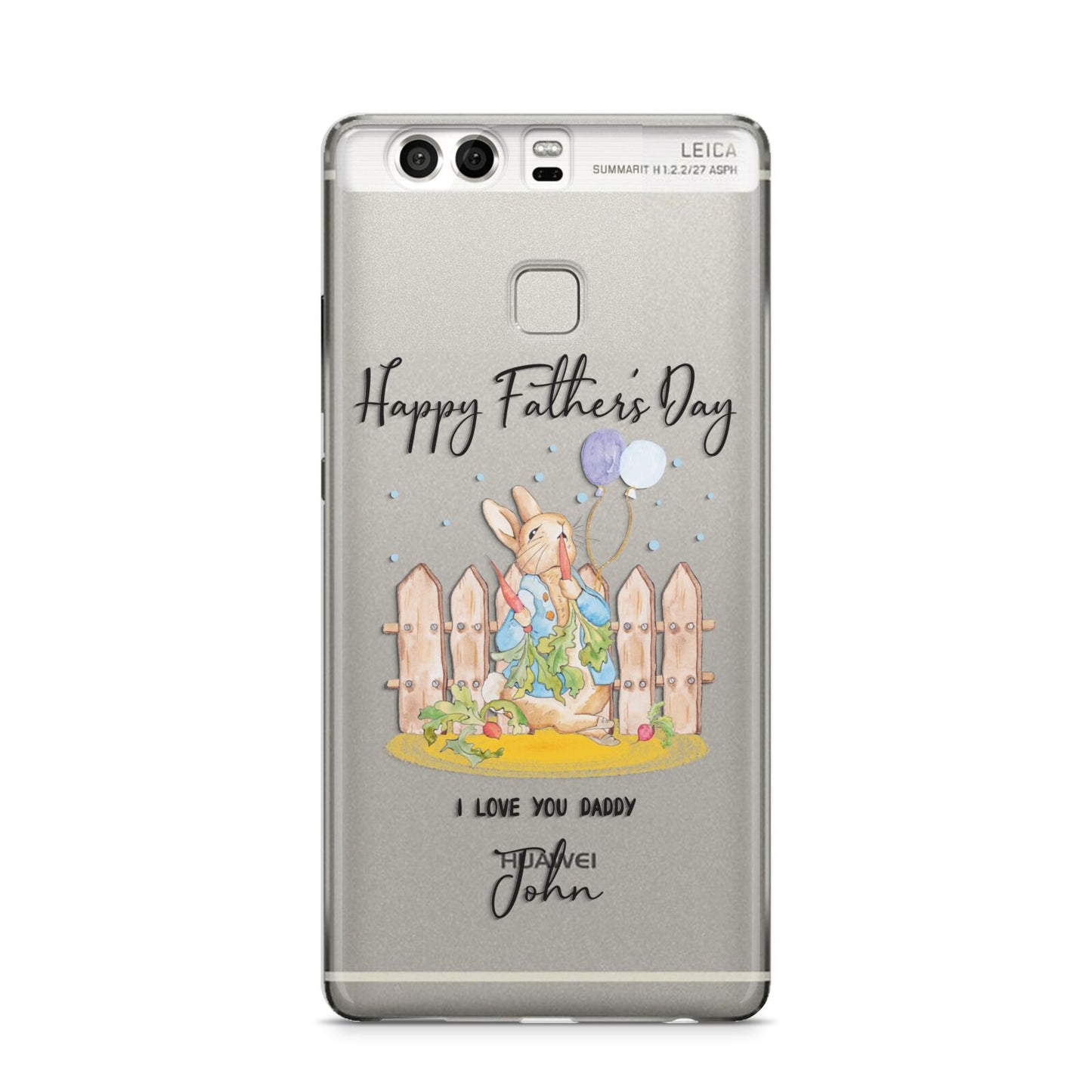 Custom Father s Day Rabbit Huawei P9 Case