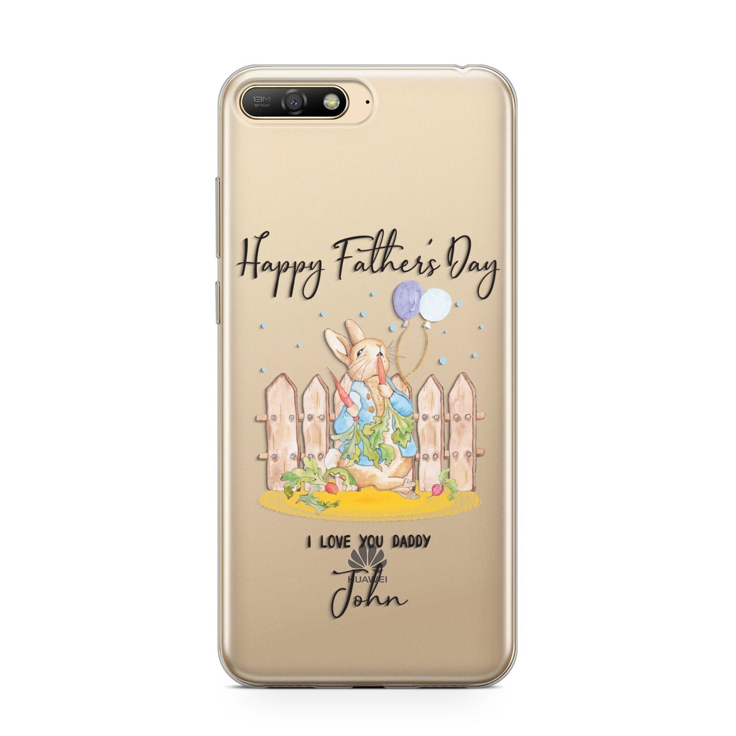 Custom Father s Day Rabbit Huawei Y6 2018