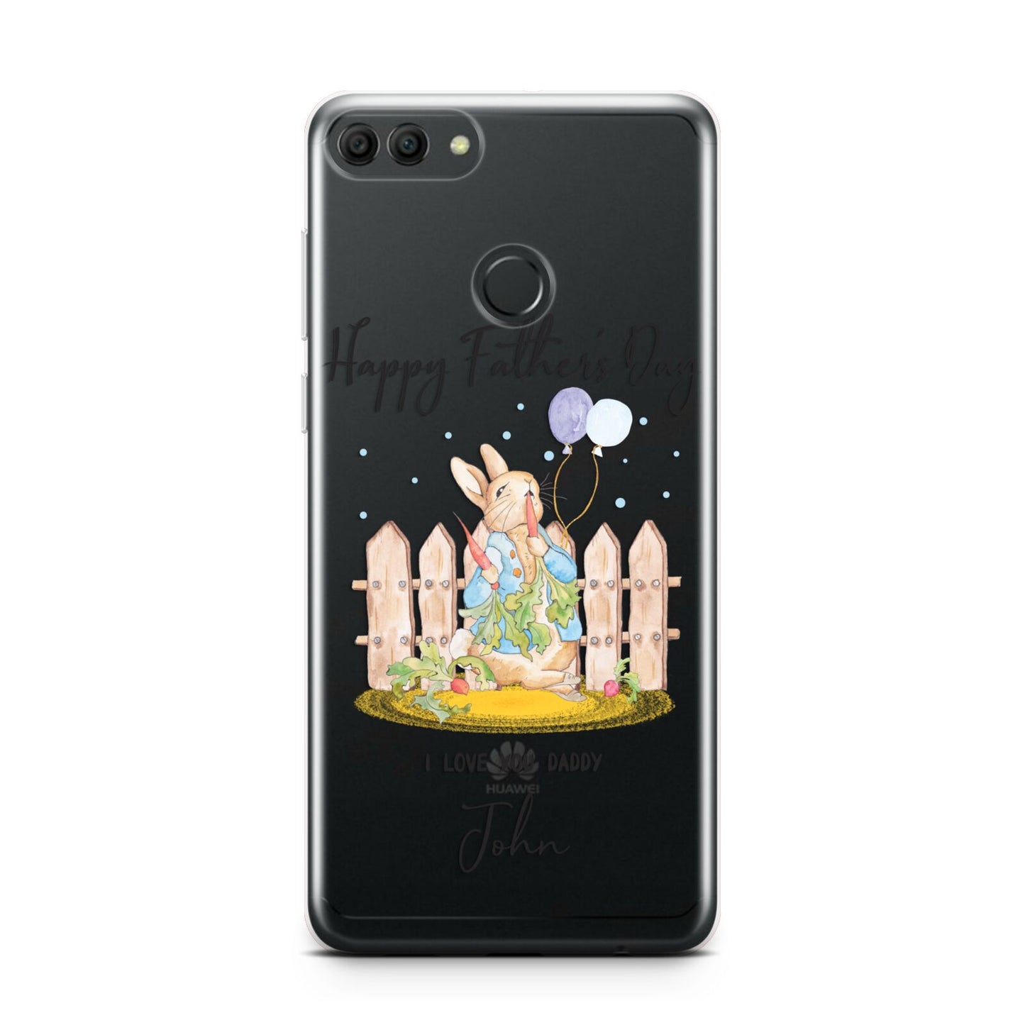 Custom Father s Day Rabbit Huawei Y9 2018