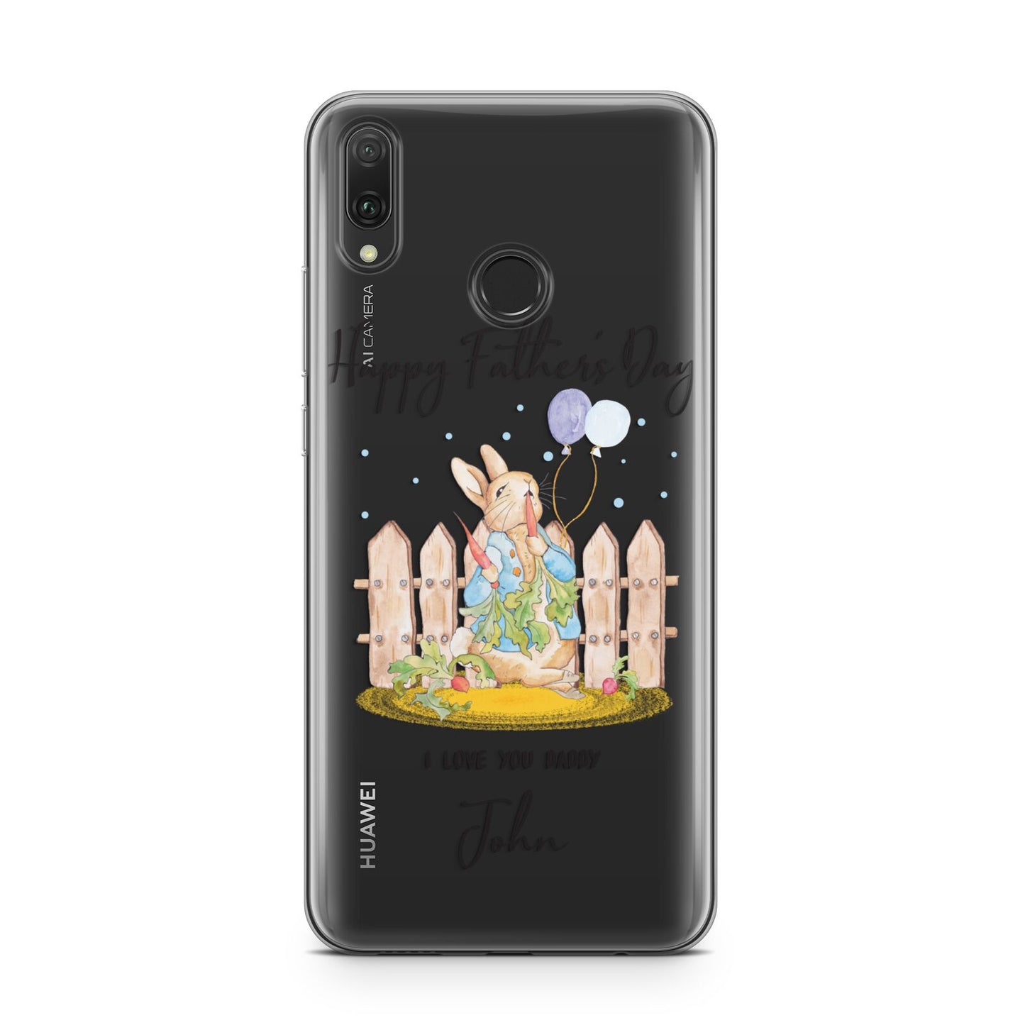 Custom Father s Day Rabbit Huawei Y9 2019