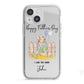 Custom Father s Day Rabbit iPhone 13 Mini TPU Impact Case with White Edges