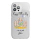 Custom Father s Day Rabbit iPhone 13 Pro Max TPU Impact Case with White Edges
