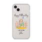 Custom Father s Day Rabbit iPhone 14 Plus Clear Tough Case Starlight