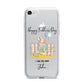 Custom Father s Day Rabbit iPhone 7 Bumper Case on Silver iPhone