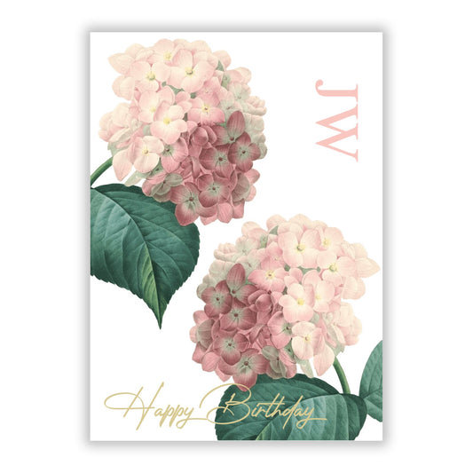 Custom Flower A5 Flat Greetings Card
