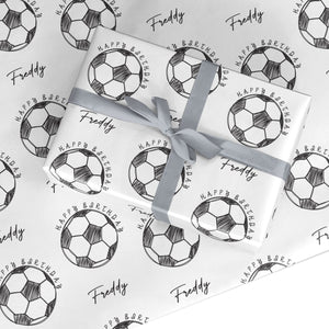 Custom Football Wrapping Paper