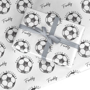 Custom Football Custom Wrapping Paper