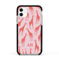 Custom Giraffe Apple iPhone 11 in White with Black Impact Case